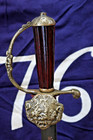 French Indian War Revolutionary War Shell Guard French Hanger Sword Ca 1720-40