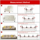 1 2 3 4 Seater Stretch Plush Velvet Sofa Slipcover Thick Couch Cushion Slipcover