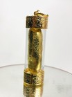 Gold Natural Leklai Stone Thai Amulet Protect Lucky Talisman Lp Somporn Pendant