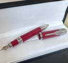 High Grade Characters Ferrari Series Red Color M Nib Fountain Pen No Box