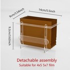 Collapsible Film Drying Rack Hanging Frame Clips Darkroom 120 135 4x5 Negative