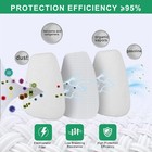 10-500pcs 5n11 Cotton Filters Replacement For 6200 6800 7502 Respirator Filters