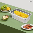 2 Pcs 1 3 Size 6  Deep Steam Table Pan Stainless Steel Hotel Bars Food Prep Pan