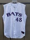 Mike Gosling Louisville Bats Minor League Baseball Milb Rawlings Jersey Size 46