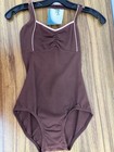 Dance New Clearance Leotard Leo s Dancewear Small Adult Brown Pink Halter Cotton