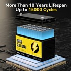 12v 100ah Lifepo4 Lithium Battery Deep Cycles Rv Marine Trolling Motors Off-grid