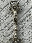 Vintage French Hallmarks Solid Silver 925 Pretty Cherub Cupid Magnifying Glass