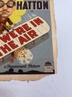 1927 Now We   re In The Air Original 14x22    Window Movie Poster Louise Brooks