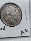 1932 Chile 1 Peso Silver Coin Cleaned