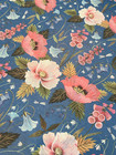 Blooming Flowers Design Tissue Paper Sheets Choose Size   Package Amount