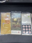 Lot Of 5 Vintage Gas Station Maps Southern States Georgia Alabama Louisiana Tn