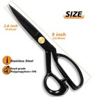Fabric Scissors Professional 9 Inch Sewing Scissors Tailor Sewing Shears Head   
