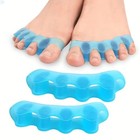 2 Pcs Bunion Corrector Silicone Toe Separator Straightener Orthopedic Toes Space