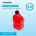 Bushman 4 Pack U-jug Storage Jug  Portable Plastic Container  5 5 Gal  Red
