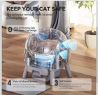 Open-top Self Cleaning Cat Litter Box Multiple Cats Grey