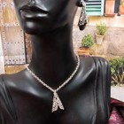 Beautiful 3 Piece Black Opal Necklace Set