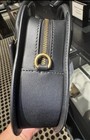 Coach Black Leather Cat Face Mini Satchel Crossbody Zip Top Handle