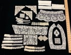 Antique Vintage Lace Trim Mixed Lot Of 26 Pc - Doll Restoration Sewing Craft