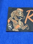 Vintage 1950   s Cincinnati Reds Burger Beer Bumper Sticker Baseball