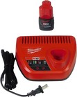 New Genuine Milwaukee M12 48-59-2401 Charger   48-11-2401 12 Volt Battery Combo