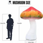 8ft Giant Inflatable Multicolor Mushroom Lamp W fan Led Outdoor Garden Pathway