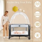 Crib Tent To Keep Baby From Climbing Out - Crib Net To Keep Baby In - Mesh C   