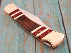 Vintage Buck Usa 110 Cowhawk Custom Lockback Folding Hunter Pocket Knife Knives