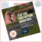 Mace Pepper Spray - Clip On Hard Case Model  0 42 Oz  12 Feet Range  Max Police