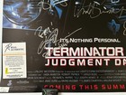 Terminator 2 Signed Movie Poster With Coa   6 Signatures - Arnold Schwarzenegger