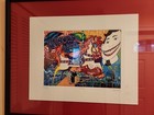 Asbury Park Tillie Palace Pop Art Signed Kaufman  Numbered Print Framed 30  X 24