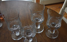 Set Of 4 Vintage Danish Design Handcrafted In Poland Wine water Glasses