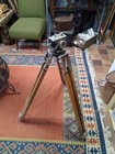 Wooden Surveyor Tripod Antique Adjustable Transit Instrument Stand