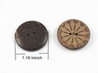 50pc New Thick Coconut Shell 2 Holes Button Craft sewing hot Products