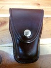 C303 Cs Plain Brown Don Hume Leather Police Teardrop Handcuff Case