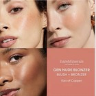 Bareminerals Gen Nude Blonzer Kiss Of Copper Blush Bronzer Full Size 3 8g New