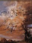 Julie Kramer Cole Medicine Hat Of The Sacred Dogs Matted Framed Signed Art Print