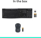 Logitech 920004536 Mk270 Wireless Combo Keyboard mouse Usb Black
