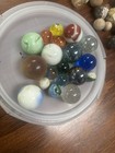 Lot Of 36 Marbles Civil War - Sponge - Glass Etc  Excellent Condition Fs