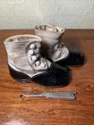 Victorian 5 Button Baby Shoes Size 3 