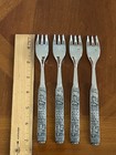 Hardanger Konge Tinn Pewter Viking Flatware 7 1 8    Fork Set Of 4