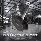 Electric Stair Climber Stair Machine  Lcd Display  Metal  Black