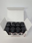  12  1 Oz Bottles Of Angelus Acrylic Leather Black Paint New