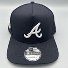 New Era Atlanta Braves 9fifty 2021 World Series A-frame Hat Navy Snapback New