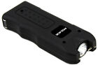 Police Stun Gun 628 Max Volt Rechargeable Led Flashlight   Siren Alarm Black