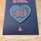 Tim Wakefield Boston Red Sox Official  49 Memorial Pin  fenway Park Sga 4 9 24 
