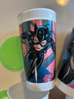 1992 Batman Returns Cups   Lids Mcdonalds Unused Beauties Green Lids