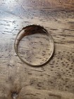 Antique Ostby   Barton 10k Gold Initial  g  Signet Ring  Size 3  Child pinky 