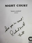 Night Court Script Autographed Signed Richard Moll Bull Shannon 1985 Warner Bros