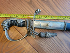Excellent Wwi Monogrammed British Lion s Head Officer s Sword W orig  Portepee