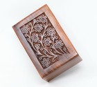 Cremation Urn For Ashes Small Wooden Dog Cat Pet Memorial Keepsake Box Funeral